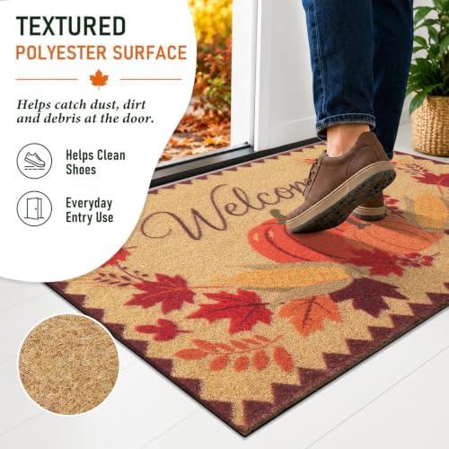 OLANLY Front Door Mat 35x23, Low Profile Doormat - Image 3