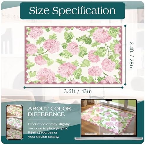 Floral Outdoor Rug - Image 2