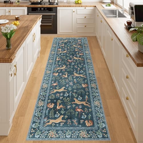 DUKINO 2x6 Runner Rug, Washable Animal Kitchen Rugs Non Slip - Image 5