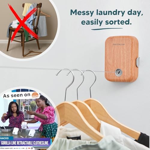 Indoor Outdoor Retractable Clothesline - Image 3
