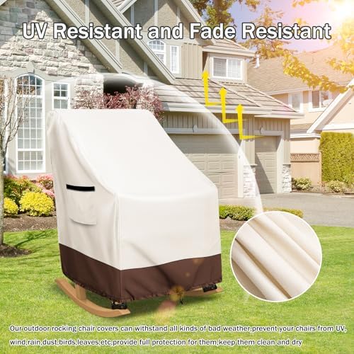 Rocking Chair Cover 600D Heavy Duty Waterproof - Image 6