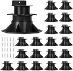 Deck Support Base, 20 Pack Adjustable Deck Support Pedestal by diowewea