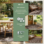 Lahome Semi Circle Easy Jute Rugs - Image 2