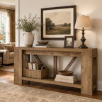 Tribesigns 70.9" Extra Long Console Table, 2-Tier Entryway Table - Image 6