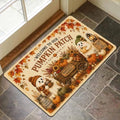 Pumpkin Patch Ghosts Doormat 16" X 24" Dirt Trapper Non Slip Outdoor Mat by Custofusion
