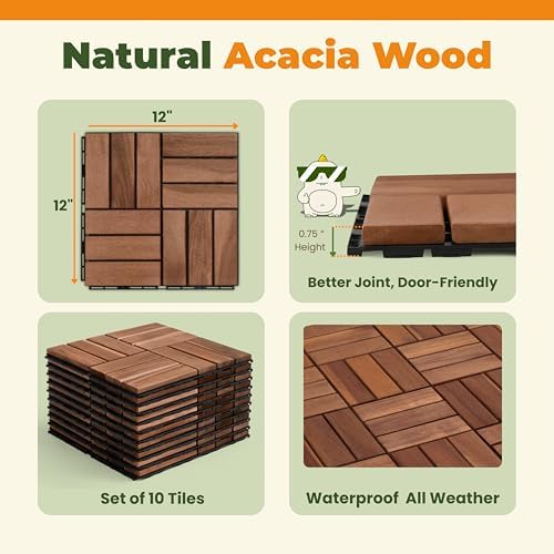 Jurax Interlocking Wood Deck Tiles - Image 5