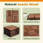 Jurax Interlocking Wood Deck Tiles - Image 5