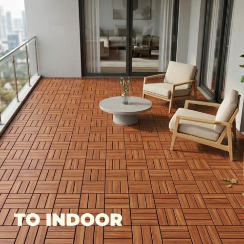 Jurax Interlocking Wood Deck Tiles - Image 4