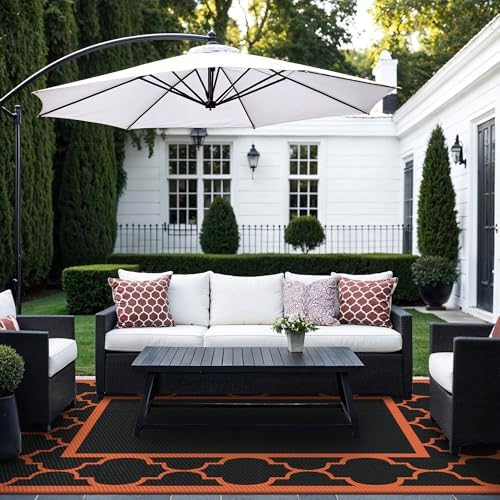 GENIMO Outdoor Rug, Waterproof Plastic Rugs - Image 5