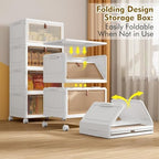 YFXCVSL 4 Tier Plastic Storage Bins - Image 4