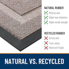 OLANLY Half Circle Front Door Mat Outside 59x34 All-Season Rubber Doormat - Image 3