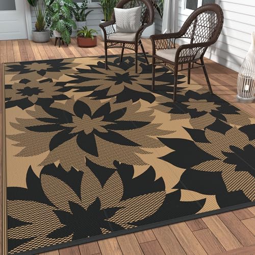 GENIMO Outdoor Rug, Waterproof Plastic Rugs by GENIMO