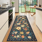 DUKINO 2.6x8 Runner Rug, Washable Runner Rug by DUKINO
