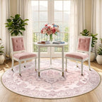 RELEANY Washable Area Rug, Round 5ft - Image 2