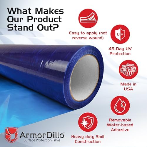 ArmorDillo DIY Friendly New 3-Ply Strong Easy to Use Hardwood Floor, Hard - Image 3