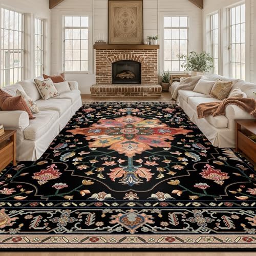 RELEANY Washable Area Rug, Large 10'x12' by RELEANY