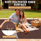 Grefinity Marine Carpet, 5 FT x 20 FT Brown Indoor Outdoor Carpet - Image 4