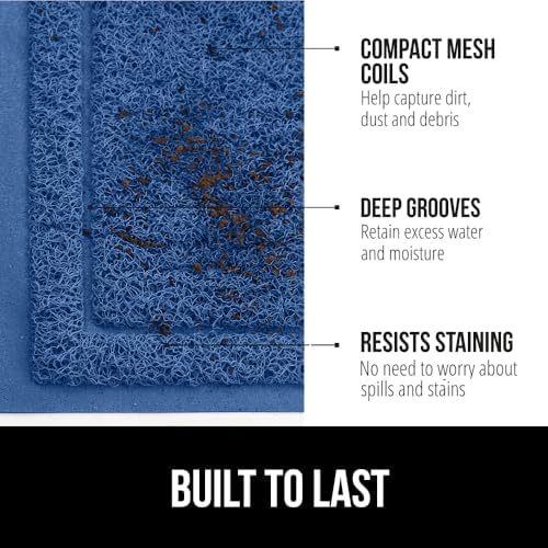 GORILLA GRIP Dirt Grabber Door Mat Durable Mesh - Image 2