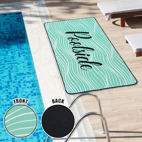 Tinideya Pool Deck Mats Non Slip Rubber - Image 3