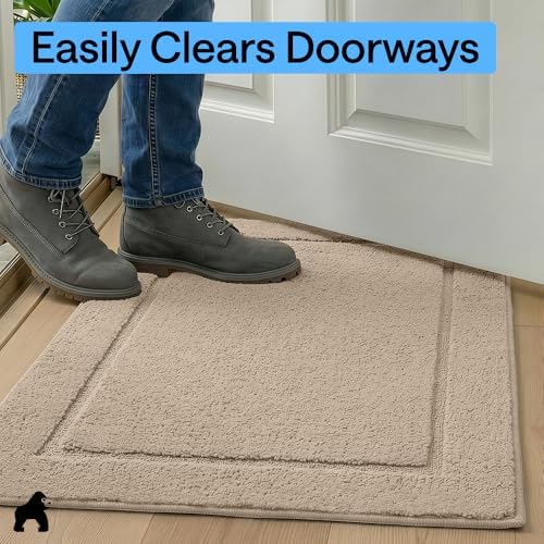 GORILLA GRIP Indoor Door Mat, Rubber Backing Entry Rug 72x24 - Image 6