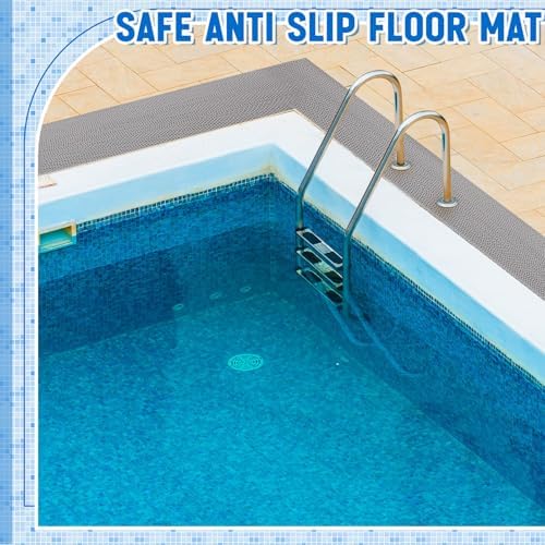 Tinideya 1.3x16.4 ft Non‑Slip Pool Drainage Floor Mat, Commercial & Indoor Wet - Image 5