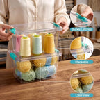 Vtopmart 6 Pack 5 Qt Clear Storage Bins - Image 6