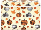 Bolaz Storage Bins with Lids and Handles, Pumpkin Maple Leaf Pattern Storage - Image 2