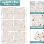 Sorbus 96 Sq. Ft. Interlocking Terrazzo Foam Floor Tiles - Image 6