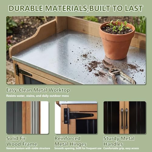 Ketive Rolling Potting Bench - Image 6