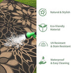 GENIMO Outdoor Rug, Waterproof Plastic Rugs 10'x14' - Image 6