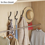 Coat Hooks Wall Mounted, Heavy Duty Hooks Hanging Towel - Image 3