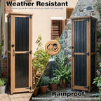 PetsCosset 62" H Outdoor Corner Storage Cabinet - Image 7