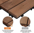 Yaheetech 110PCS Interlocking Deck Tiles Outdoor Patio Floor - Image 4