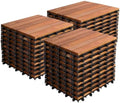 Bliss Outdoors Acacia Interlocking Deck Tiles by BlissHammocks
