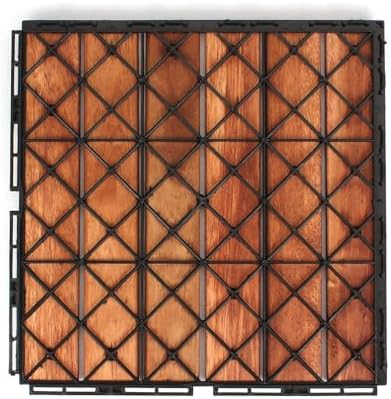 Acacia Deck Tiles Interlocking Outdoor Flooring - Image 5