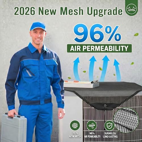 Central Air conditioner Covers for Outside Units, Mesh AC Unit Covers Outdoor - Image 2