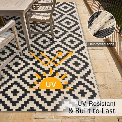 OLANLY Outdoor Rug 5x8 ft Waterproof Reversible Mat - Image 4