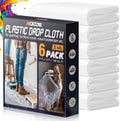 Axgatoxe 12 x 9 Ft Plastic Drop Cloths by AXgatoxe