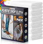 Axgatoxe 12 x 9 Ft Plastic Drop Cloths by AXgatoxe
