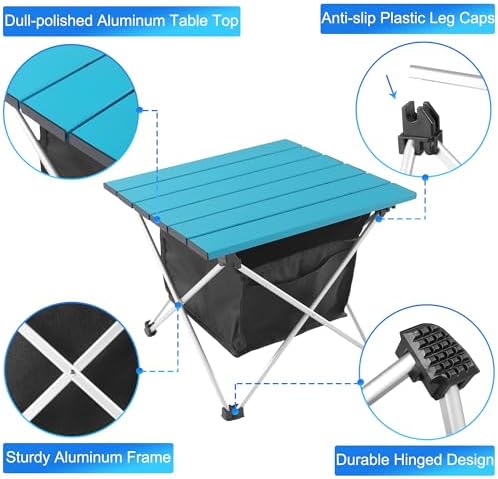 Grope Ultralight Aluminum Camping&Beach Table - Image 3