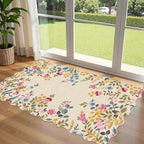 Colorful Floral Entry Rug by Othilic