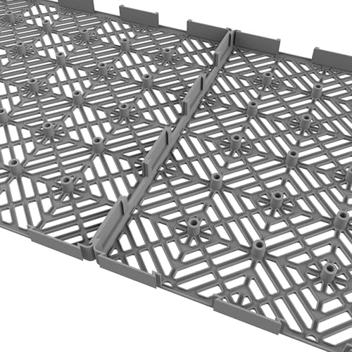 Pure Garden 30-Pack Polypropylene Interlocking Patio Deck Tiles - Image 5