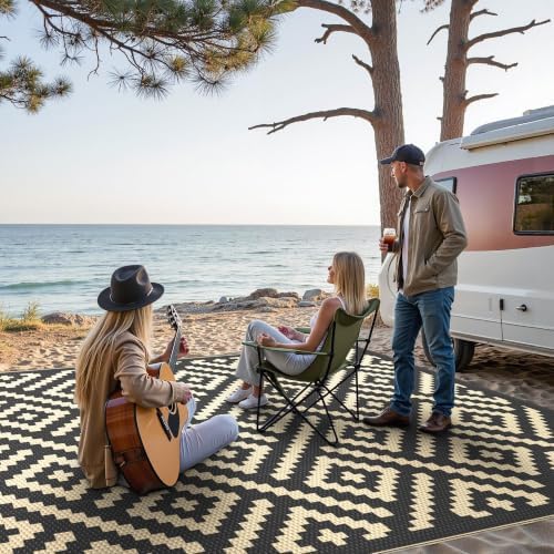 GENIMO Outdoor Rug, Waterproof Plastic Rugs - Image 3