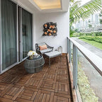 Topeakmart 27PCS Interlocking Deck Tiles 12x12 Patio Flooring - Image 7