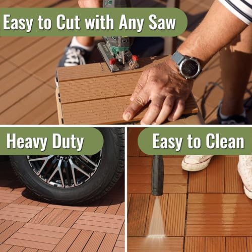 DECKO Artificial Grass Interlocking Deck Tiles - Image 4