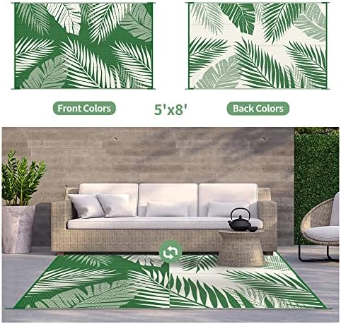 GENIMO Outdoor Rug, Waterproof Plastic Rugs - Image 2