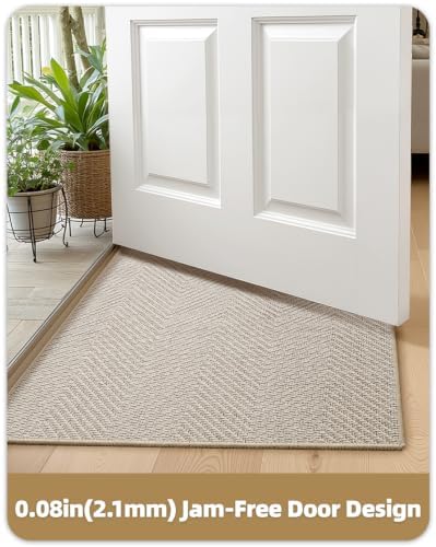 Color&Geometry Ultra Thin Indoor Door Mat 24"x36" Entrance Mat - Image 4