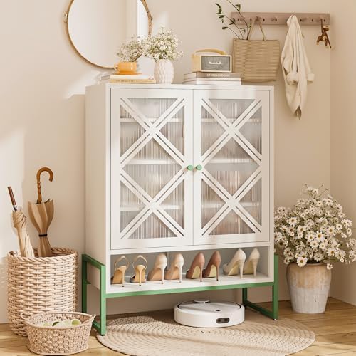 Outdoor Storage Cabinet, Heavy-Duty Metal Patio Cabinet - Image 4