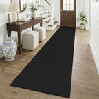 KOZYFLY Black 2.5'x12' Runners Rugs by KOZYFLY