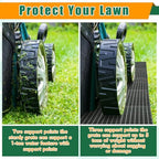 5 Pcs Ground Protection Mats, Interlocking Black 23.6 x 23.6 in - Image 5